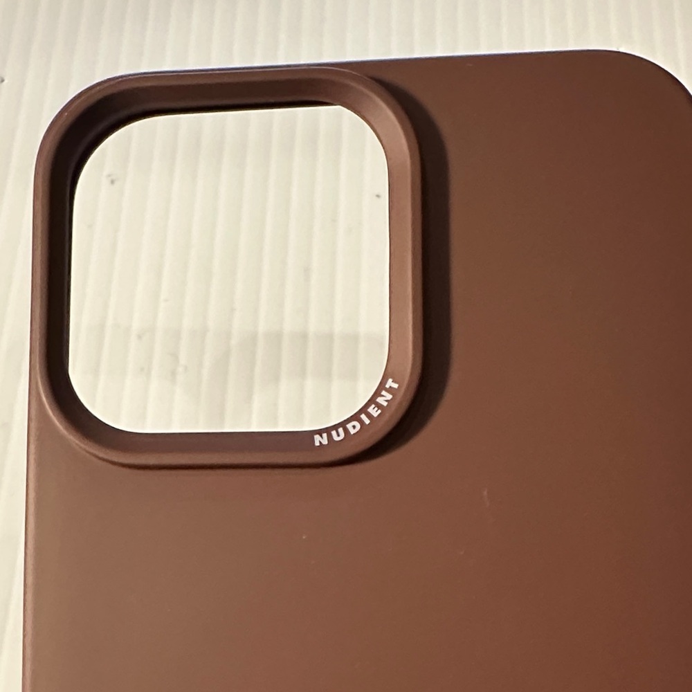 Nudient iPhone 16 Pro Max Thin Case in brown